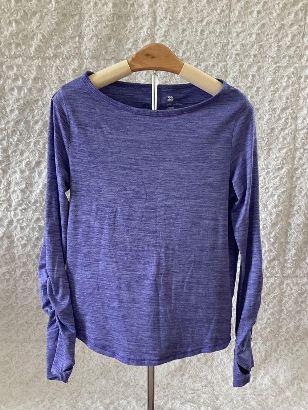 all in motion Purple Long-Sleeve Knit Top